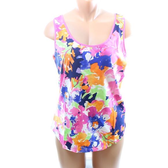 Chaps SPORT Printed Tank Top - Picture 5 of 5